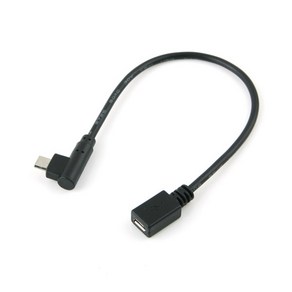 USB2.0 MICRO 5핀 연장 케이블 25cm ITB733, 1개