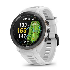 가민 (GARMIN) Appoach S70 42mm White AMOLED (유기 EL) 디스플레이 탑재 골프 워치 GPS 맵 Suica 대응 가상 캐디 010-02746-20 [일본 정규품], 하얀