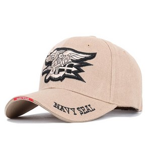 강철부대 밀리터리 네이비씰 야구 모자 snapback hat Navy Tucke aiwohaige tactical high quality mens us Navy seals, 카키색 옷감, 1개