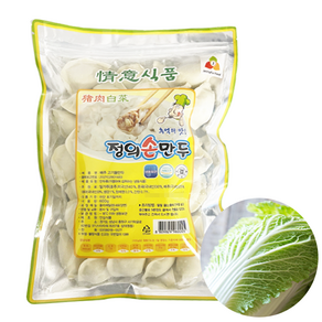 터보마켓 중국식품 정의 물만두 (배추고기) 중국만두 600g, 1개