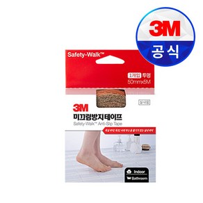 3M 세이프티워크 미끄럼방지 테이프 투명색 50mm x 5M, 1개