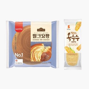 삼립 밀크요팡 65g x 4봉 잘익은 옥수수 이야기 110g x 4봉, 4개