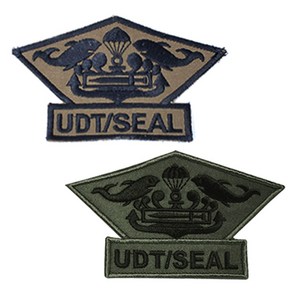 밀리터리 UDTSEAL 2종 와펜 벨크로패치