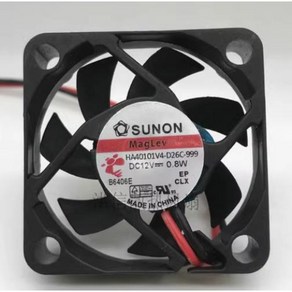 SUNON HA40101V4-D26C-999 쿨러 선풍기 DC12V 0.8W 4cm 40x40x10mm, 01 CHINA