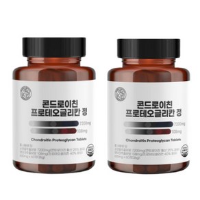 건강만찬 콘드로이친 프리테오글리칸 연어코연골추출물 600mg 2개월분, 2개, 60정