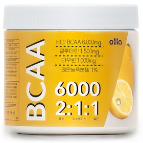 올라 BCAA 파우더 6000 임박할인 25년 1월, 250g, 레몬, 1개