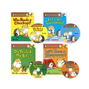 Hello Hedgehog! (Book&CD) 4종 세트 : StoyPlus QR코드 (An Acon Book) 세트 Papeback + CD (해외판), Hello, Hedgehog! (Book&CD) 4종, 1개