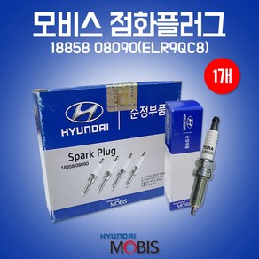 카박사/1885808090/낱개/1개/스파크플러그/점화플러그/현대/모비스순정부품/ELR9QC8/쏘울/포르테/K3/아반떼MD/AD/HD/뉴엑센트/i30/올뉴프라이드, ELR9QC8, 1개