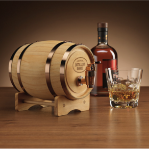 위스키 오크통 술보관함 1L Wooden Keg Whiskey Barrel