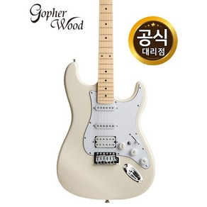 고퍼우드 Gophewood WHITE301 일렉기타 - 헤드폰앰프 선물, 1개