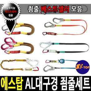 에스탑 BEST 대구경 죔줄 안전벨트 와이어로프 압쇼바, 06 더블엘라(적), 1개