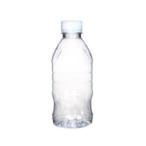 생수병 원형 350ml 1개 (약 지름 6.2cm x 높이 16cm x 마개 3cm)