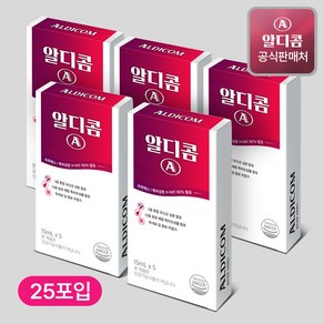 [공식] 알디콤A 숙취해소제 액상 스틱형 5포입, 5세트, 75ml