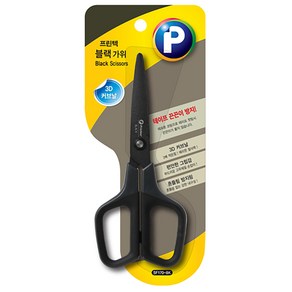 프린텍 SF170-BK 3D 커브 블랙 사무용 가위 17cm 중형 테프론코팅