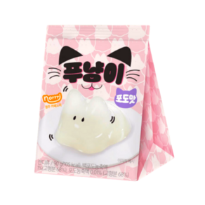 푸냥이 푸딩 젤리 포도, 1개, 90g