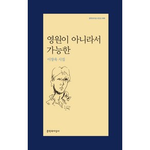 영원이 아니라서 가능한:이장욱 시집, 문학과지성사, 이장욱 저