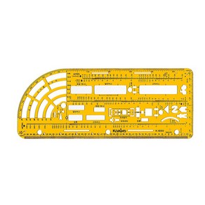 코링 템플렛 교통사고조사용정규 K-600, 단품, 1개