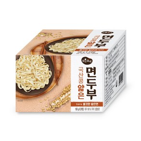 맑은물에 국산콩 얇은 면두부 100g, 2개