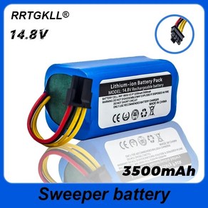 RRTGKLL 로봇 진공 청소기 배터리 리튬 이온 교체 LIFERO RX9 360 S5 S7po T90 148V 3500mAh, 없음, 1개