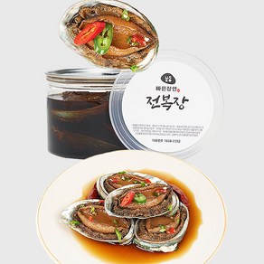 바른장인 완도산 수제 전복장 [500g] 활전복 쫀득쫀득 탱글탱글, 500g, 1개