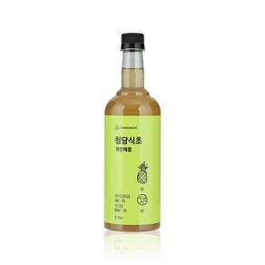 청담식초 파인애플 750ml 과일발효식초, 1개