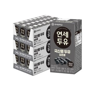 연세 우리콩 두유 검은콩 190ml x 72