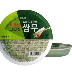 대현 소문난 고깃집 쌈무 와사비맛 170g x 18개 (2박스)