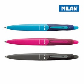 MILAN 밀란 캡슐 볼펜 1mm, 1개, 레드