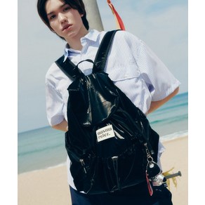 (백화점 상품) MASMARULEZ Sting flap backpack _ Glittey black 801345, 1개