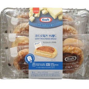 삼립 크래프트 콰트로 치즈브레드 8개입, 520g, 2개