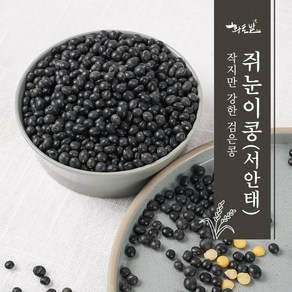 [황토밭푸드] 24년산 국내산 100% 쥐눈이콩(서안태) 1kg - 2kg