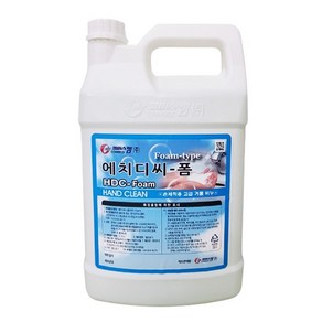 핸드크린 HDC 폼 3.75L 고급 액체 거품 비누 폼타입 세척용 손세정제 핸드워시 코머스켐, 1개