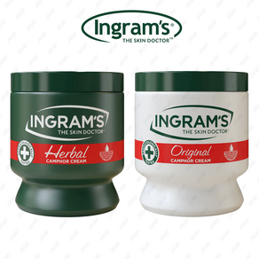 Ingams 인그람스 잉그램 캠포르 바디 크림 허브 2 세트, 허브+오리지널, 1개, 500ml