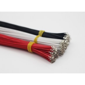 50058-8000 30Cm 압착전선 하네스 MOLEX 몰렉스 1.25mm 51021컨넥터용 UL1061 AWG26전선사용, 흰색(백색), 1개