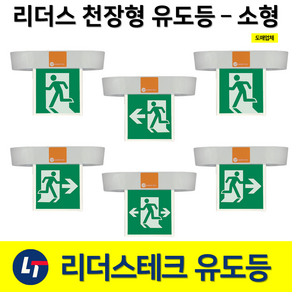 리더스 천장형 유도등 소형 양면 단면 LED / 피난구유도등 대 중 소, 혼합색상, 1개