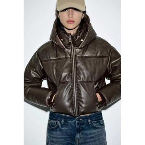 ZARA 여성자켓 데일리룩 데이트룩 30대 40대 모조 가죽 코튼 재킷