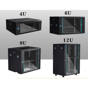 서버랙 통신랙 네트워크 전산실 데이터 서버케이스, 럭셔리 9u 폭 530 딥400 높이450, 1개