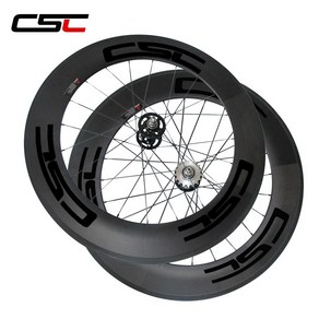 88림 자전거 휠셋 Csc 깊이 88mm 너비 23mm 클린 탄소 트랙 바퀴 고정 기어 플립 플롭 단일 속도 wheelset sapim, cn 424 스포크, 1개