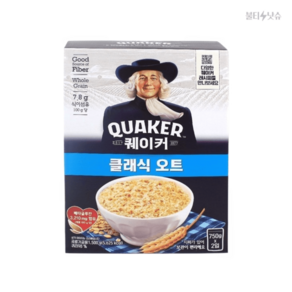 코스트코 퀘이커 오트밀 클래식 귀리 오트 750g 2개입 1.5kg, 1.5g, 1개