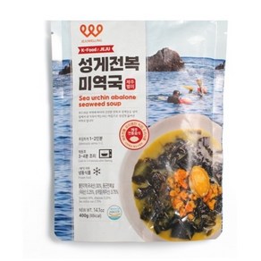 제주웰링 성게전복 미역국, 10개, 400g