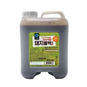 청정원 기사식당 돼지불백양념, 1개, 10kg