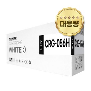 캐논 CRG-056 056H 대용량 호환 토너 LBP 323x 3294xKG 325x MF543dw, 1개, 대용량 검정