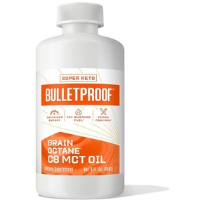 Bulletproof 블렛프루프 브레인 Octane 옥테인 C8 MCT 오일 90ml 저탄고지 방탄커피 중쇄