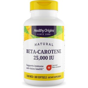 Healthy Oigins Beta-Caotene 베타카로틴 25000IU 180정, 1개