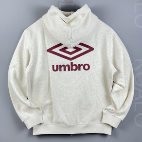 [국내백화점판] UMBRO 엄브로 24FW신상 에센셜 기모 후드 집업 셋업 (오트밀)