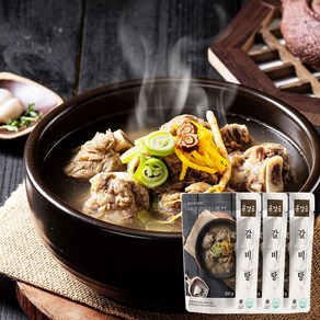 훈장골 (총 2.6kg) 650g x 3팩 일품 갈비탕, 3개