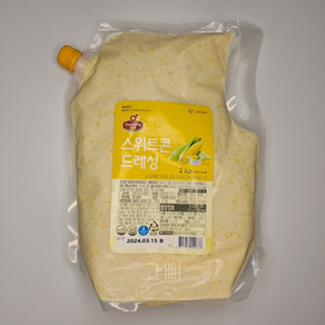 쉐프원 스위트콘 드레싱, 2kg, 2개