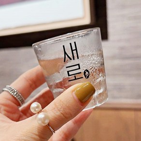 처음처럼 새로 소주잔 참이슬 진로이즈백 맥주잔, 1개, 60ml