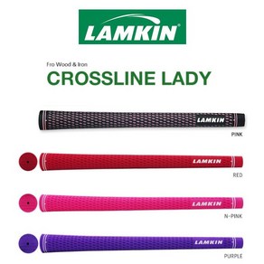 램킨 / LAMKIN 우드 아이언 여성용 그립 크로스라인 Cossline Lady, 블랙