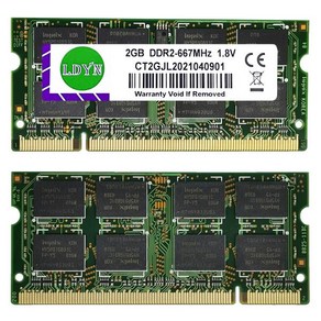 SODIMM 노트북 메모리 PC2-5300 DDR2 4GB 2GB RAM 6400S 800 667Mhz 200 핀, [09] DDR3 2GB 1600x 2Pcs, 10 DDR3 2GB 1600x 2Pcs